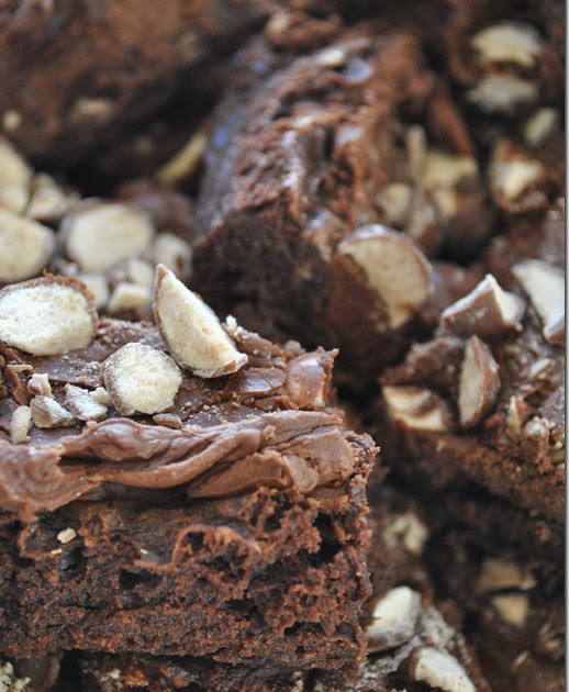 Malted Milk Ball Brownies The Whimsical Princess